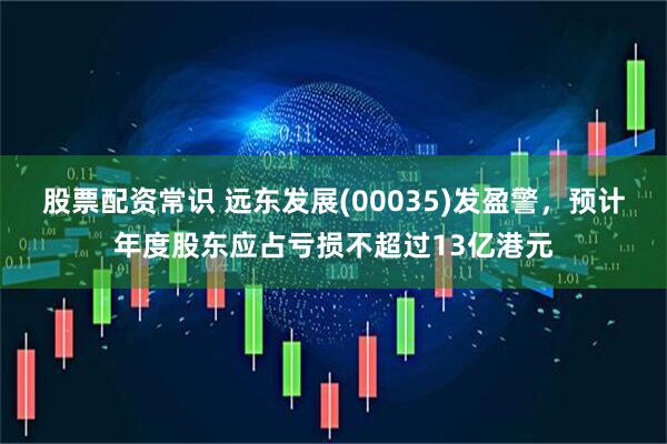 股票配资常识 远东发展(00035)发盈警，预计年度股东应占亏损不超过13亿港元